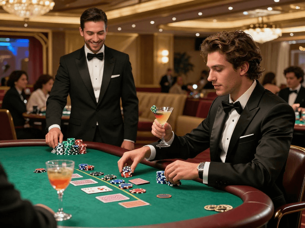 Pengalaman bermain luxury12 di kasino online mewah dengan suasana yang meriah dan dealer ramah.
