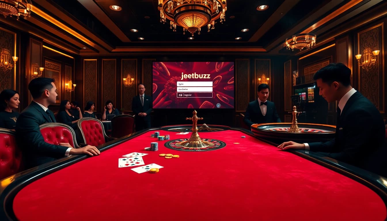 Engaging gamblers with the Jeetbuzz লগইন interface in a luxurious casino environment