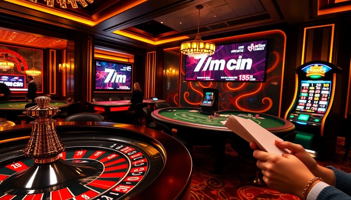 Experience thrilling bets at 7m cn with vibrant casino tables and live updates.