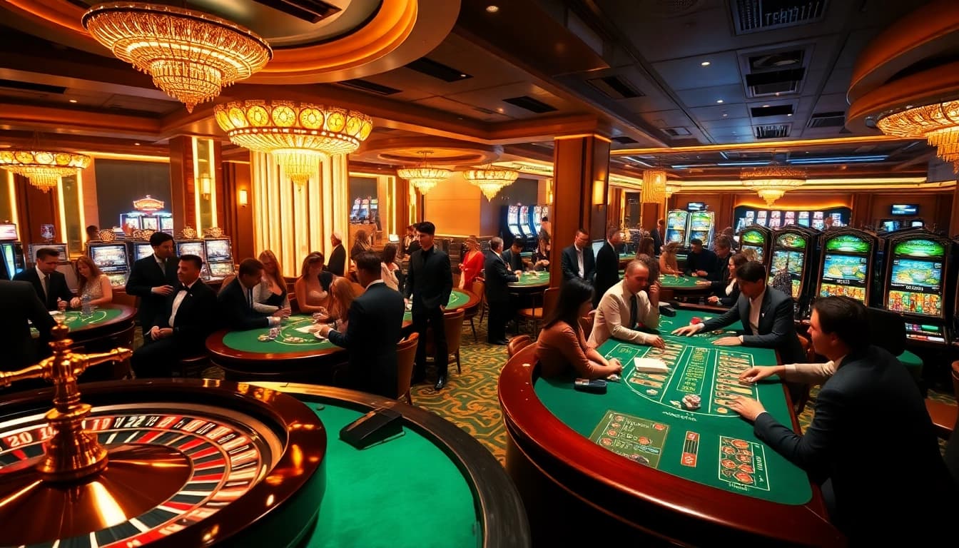 Experience high-stakes action at Bet88.com with players winning at roulette and card tables.