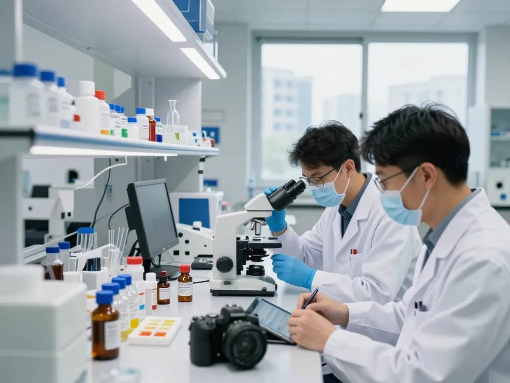 WeeDutch scientists researching advanced cannabinoid extraction methods in a modern lab.