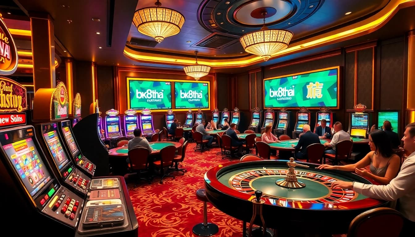 Experience the excitement of bk8thai ทางเข้า while playing thrilling casino games.