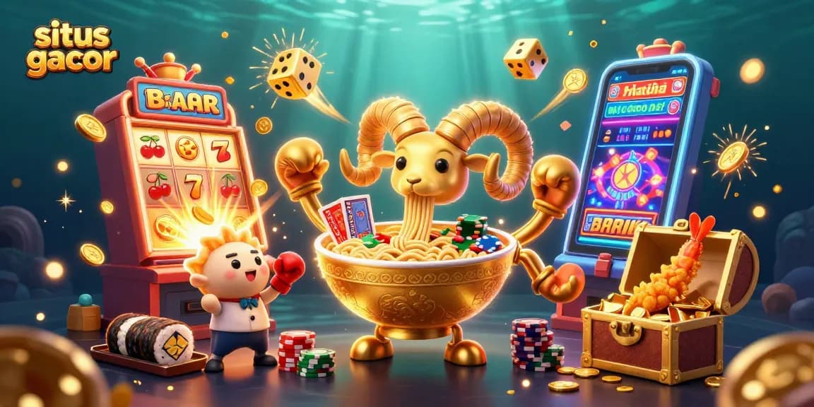Experience the thrill of situs gacor with 3D casino elements featuring vibrant characters and jackpots.