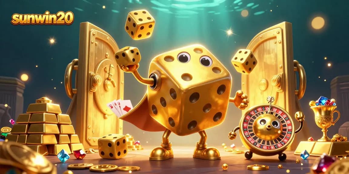Experience the fun of sunwin20 with exciting golden dice and gems at a vibrant casino!