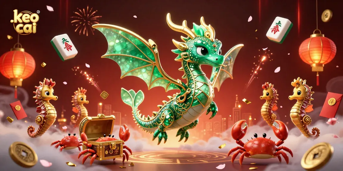 Experience keo nha cai betting excitement with a vibrant 3D casino illustration featuring iconic symbols.
