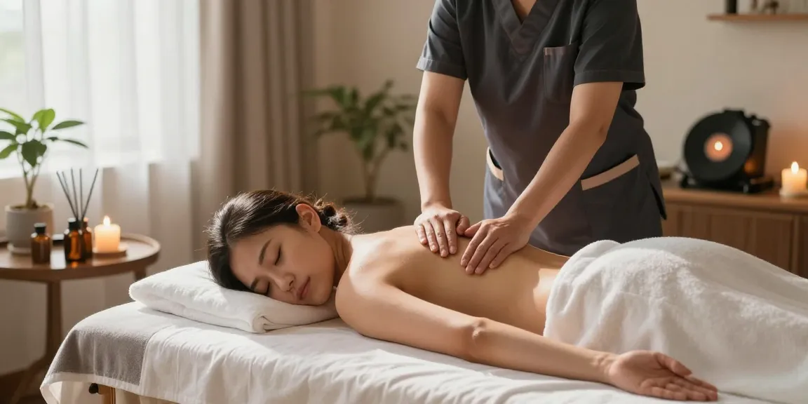 Experience a rejuvenating 스웨디시 massage in a tranquil spa environment