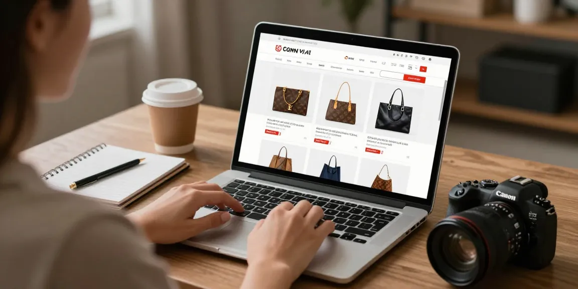 Exploring high-quality 레플리카 fashion items in a stylish e-commerce setting.