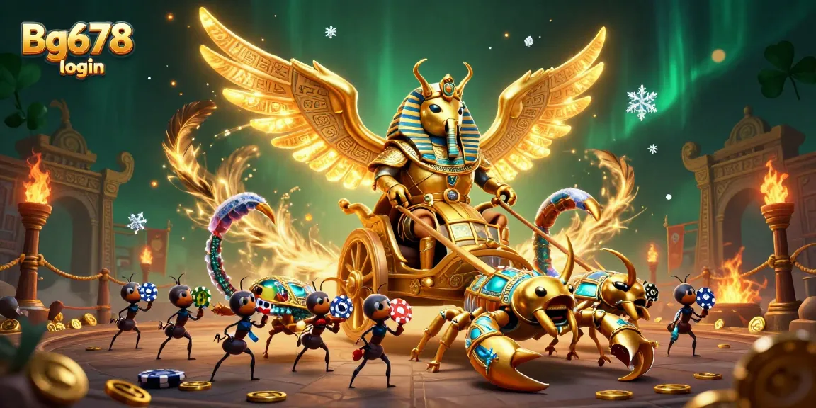 Engage with the Bg678 login portal, featuring an exciting 3D casino scene with dynamic characters and elements.