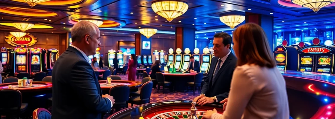 Engage with a trusted immigration lawyer sydney in a vibrant casino setting, showcasing expert consultation.