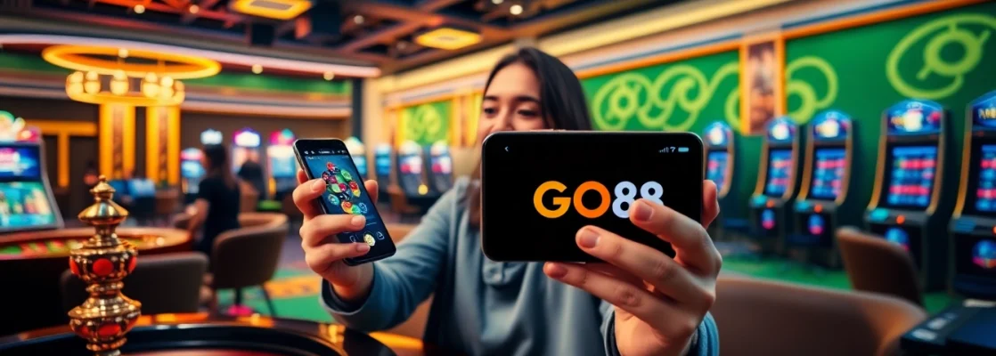 Experience the excitement of tải go88 with vibrant online casino visuals, showcasing thrilling games.