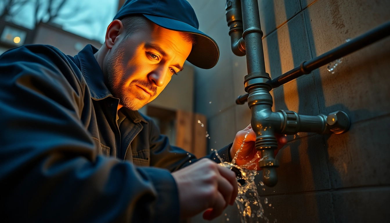 Emergency plumbers on holidays or weekends aiding a New York homeowner during a plumbing crisis.