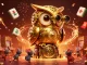 Experience the thrill at crazyvegas best payout casinos, featuring a dynamic owl and lucky mouse patrons in a vibrant casino scene.